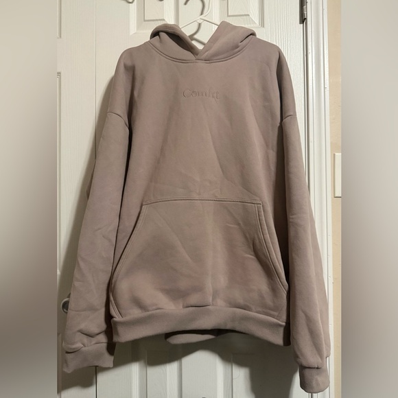 Comfy & Cozy Comfrt Signature Fit Hoodie (Size 3X) in Color Bark - Like New - Picture 2 of 3